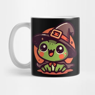 Kawaii witchy frog Mug